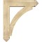 Ekena Millwork Thorton Arts and Crafts Rough Sawn Bracket w/ Offset Brace, Douglas Fir, 8"W x 34"D x 40"H BKT0806X34X40THR03RDF - alternate 4